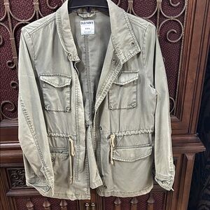 Old Navy Khaki Utility Jacket